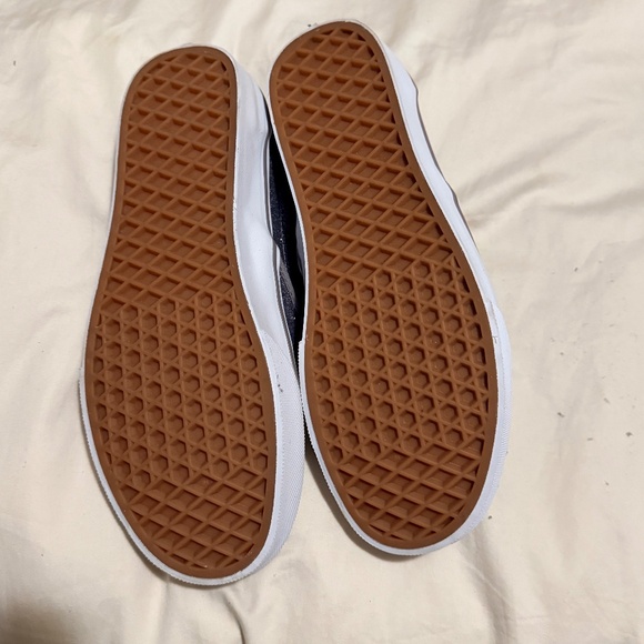 Gunmetal grey sparkle slip-ons - Picture 3 of 4